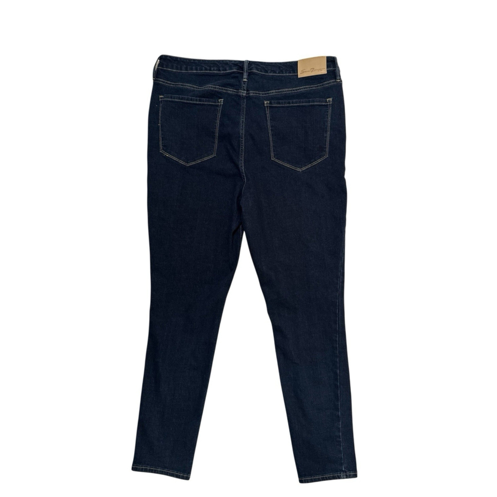 Seven7 Skinny Jeans Womens 16 Blue Denim City Western Cowgirl Cotton & Spandex - Picture 15 of 16